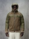 Blauer - VESTE EN NYLON ET MOUTON SYNTHÉTIQUE HORACE - Pine Cone Green - Blauer