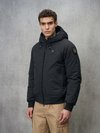 Blauer - CHAQUETA MILITAR CON CAPUCHA MOREY - Black - Blauer