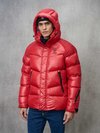 Blauer - JACKET WITH SLEEVE POCKET CROWN - Blood Red Inside Blue 975 - Blauer