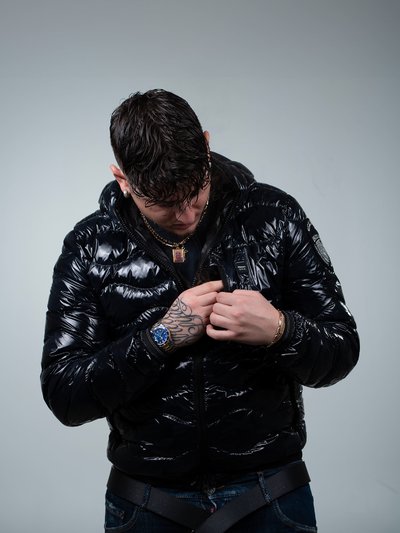 Uomo Nero Piumino Blauer Onde Uomo BLAUER UOMO Piumino Con