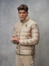 Blauer - AUSTIN DOWN JACKET WITH CONTRAST LINING - Beige 301 Inside Celeste Brine - Blauer