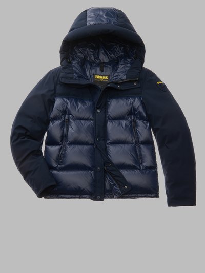 NYLON AND NEOPRENE DOWN JACKET BROOK_1