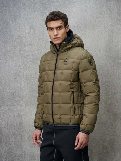 CHECKERED DOWN JACKET DALIN - Blauer