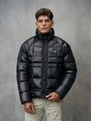 Blauer - CHAQUETA ACOLCHADA MANGAS RAGLÁN OAKTON - Black - Blauer