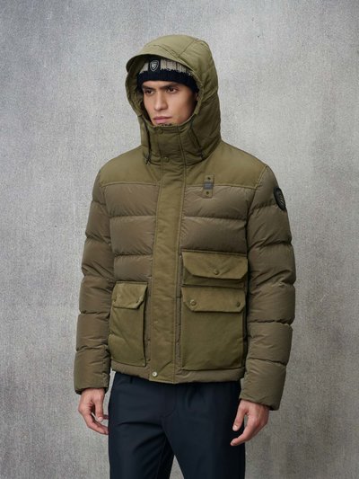 NYLON CREASE DOWN JACKET SAYWARD