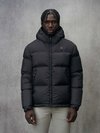 Blauer - QUILTED JACKET WITH PATCH BERNARD - Black - Blauer