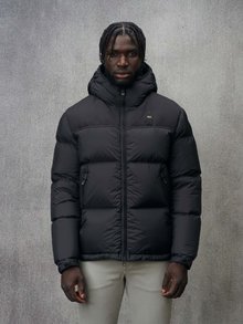 Blauer - QUILTED JACKET WITH PATCH BERNARD - Black - 1