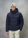 Blauer - DOWN JACKET IN NYLON AND TASLAN FINCH - Blue - Blauer