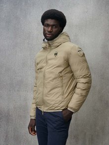 Blauer - DONALD REVERSIBLE HEAT-SEALED JACKET - Beige 301 - 1