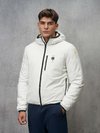 Blauer - DERRY NEOPRENE DOWN JACKET WITH POCKET - White 129 - Blauer