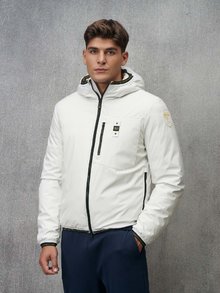 Blauer - DAUNENJACKE AUS NEOPREN MIT TASCHEN DERRY - White 129 - 1