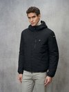 Blauer - CHAQUETA ACOLCHADA DE NEOPRENO CON BOLSILLO DERRY - Black - Blauer