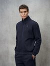 Blauer - COTTON SWEATSHIRT WITH ZIP CITY - Blue - Blauer