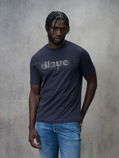 CREW NECK T-SHIRT BOURNE - Blauer