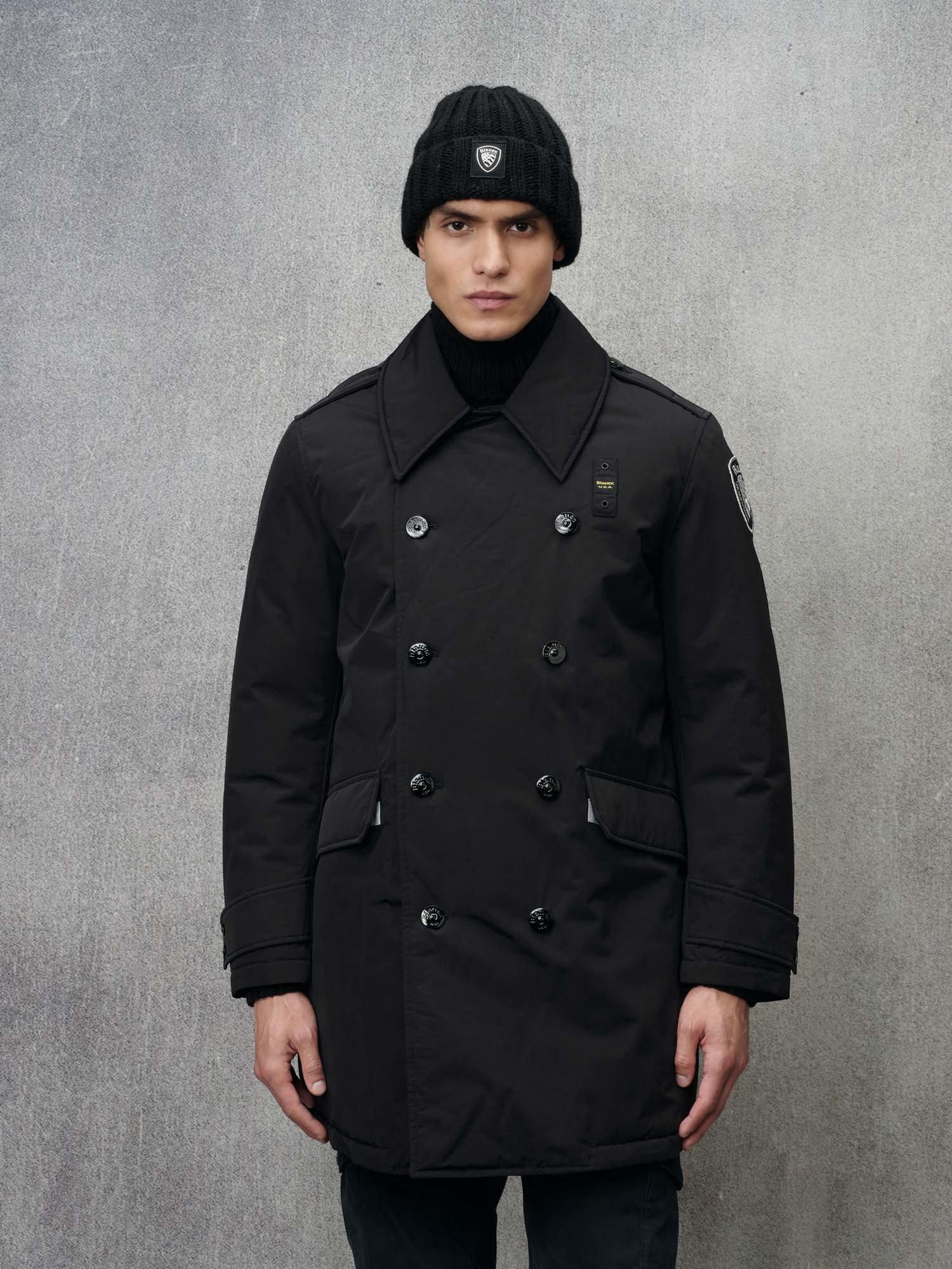 LONG NYLON POLICE JACKET PORTER