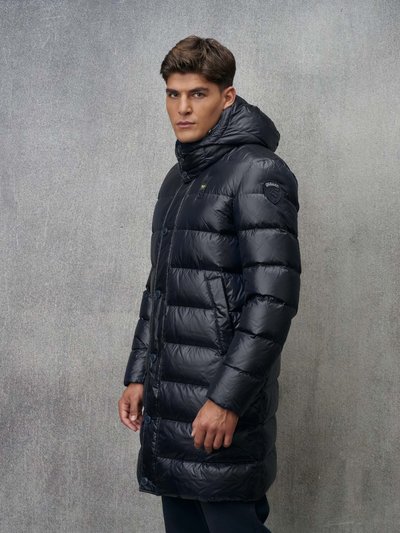 LONG QUILTED JACKET WITH HOOD CARVER