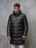 Blauer - PLUMÍFERO LARGO CON CAPUCHA CARVER - Black Inside Beige 246 - Blauer