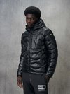 Blauer - LEDERJACKE MIT WELLENMUSTER DROHAN - Black - Blauer