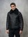 Blauer - DOWN LEATHER JACKET WITH SHEEPSKIN FENNER - Black - Blauer