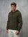 Blauer - JERSEY MEZCLA DE LANA JACOBBE - Pine Cone Green - Blauer