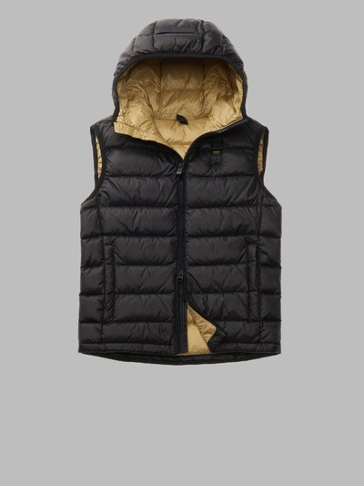 Mens hooded vest on sale