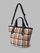 Blauer - CHAP01 BAG - Beige Tartan - Blauer