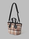 Blauer - XSCHAP01 BAG - Beige Tartan - Blauer