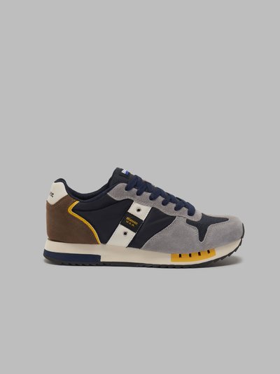 MURRAY10/LES MID SNEAKER - Blauer