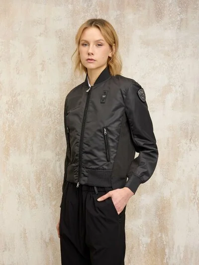 NYLON AND NEOPRENE BOMBER LAURIE - Blauer