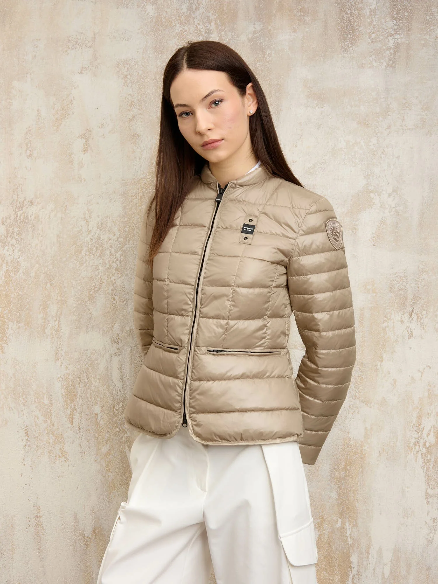 WOMEN's Single-Breasted Jacket Oriole | Blauer ® WOMEN's Single-Breasted Jacket Oriole | Blauer ®