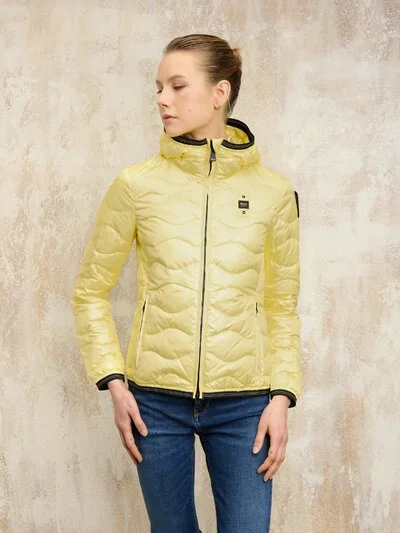 DOWN JACKET WITH HOOD CAMELIA - Blauer