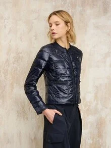 Blauer - КОРОТКИЙ ПУХОВИК ROSE - Blue - 1