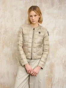 Blauer - КОРОТКИЙ ПУХОВИК ROSE - Grey Fog - 1