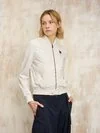 Blauer - BOMBER IN NYLON DARLING - White - Blauer
