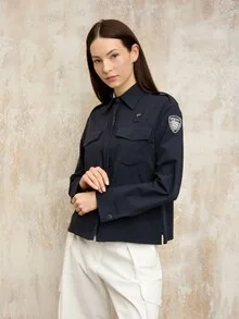 Blauer - КУРТКА СЛЕГКА ЭЛАСТИЧНАЯ БЕЙБ - Blue - 1