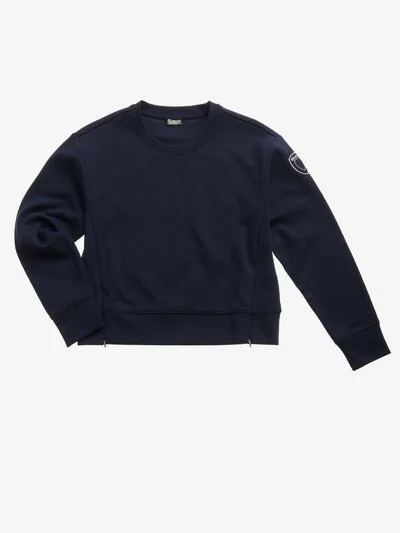 Felpa Donna Berna Blu - Comoda E Morbida, Perfetta Per Tutti I Giorni - Foto 4