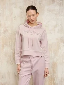 Blauer - FAYETTE HOODED ZIP-UP SWEATSHIRT - Pink 496 - 1