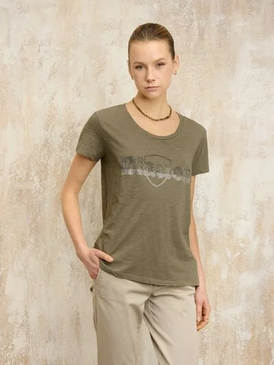 GRAHAM GLITTER LOGO T-SHIRT