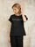 Blauer - IRENA GLITTER T-SHIRT - Black - Blauer