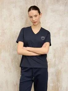 Blauer - V-AUSSCHNITT-T-SHIRT PRIMROSE - Blue - 1