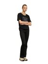 Blauer - CRYSTAL RAGLAN T-SHIRT - Black - Blauer