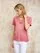 Blauer - TERRY SHADED T-SHIRT - Coral Pink - Blauer