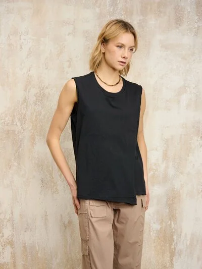 CAMISETA DE TIRANTES DOBLE FAN - Blauer