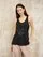 Blauer - GLITTER TANK TOP GLIDE - Black - Blauer
