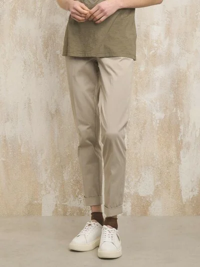 CHINO-HOSE ASHLEY - Blauer