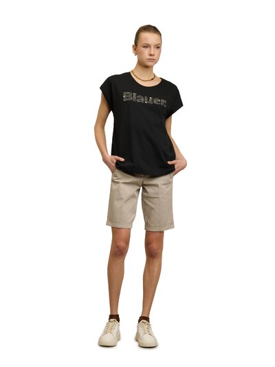 HELENA CHINO BERMUDA SHORTS - Blauer