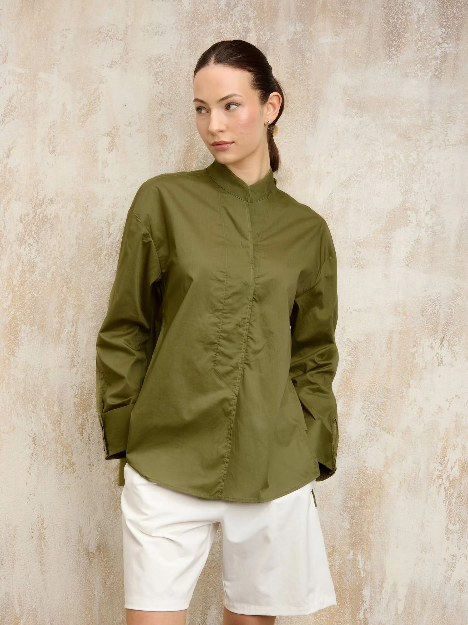 Blauer - HEMD JACKE ANITA - Military Green - Blauer