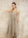 Blauer - MAGDALA SLEEVELESS DRESS - Beige 282 - Blauer