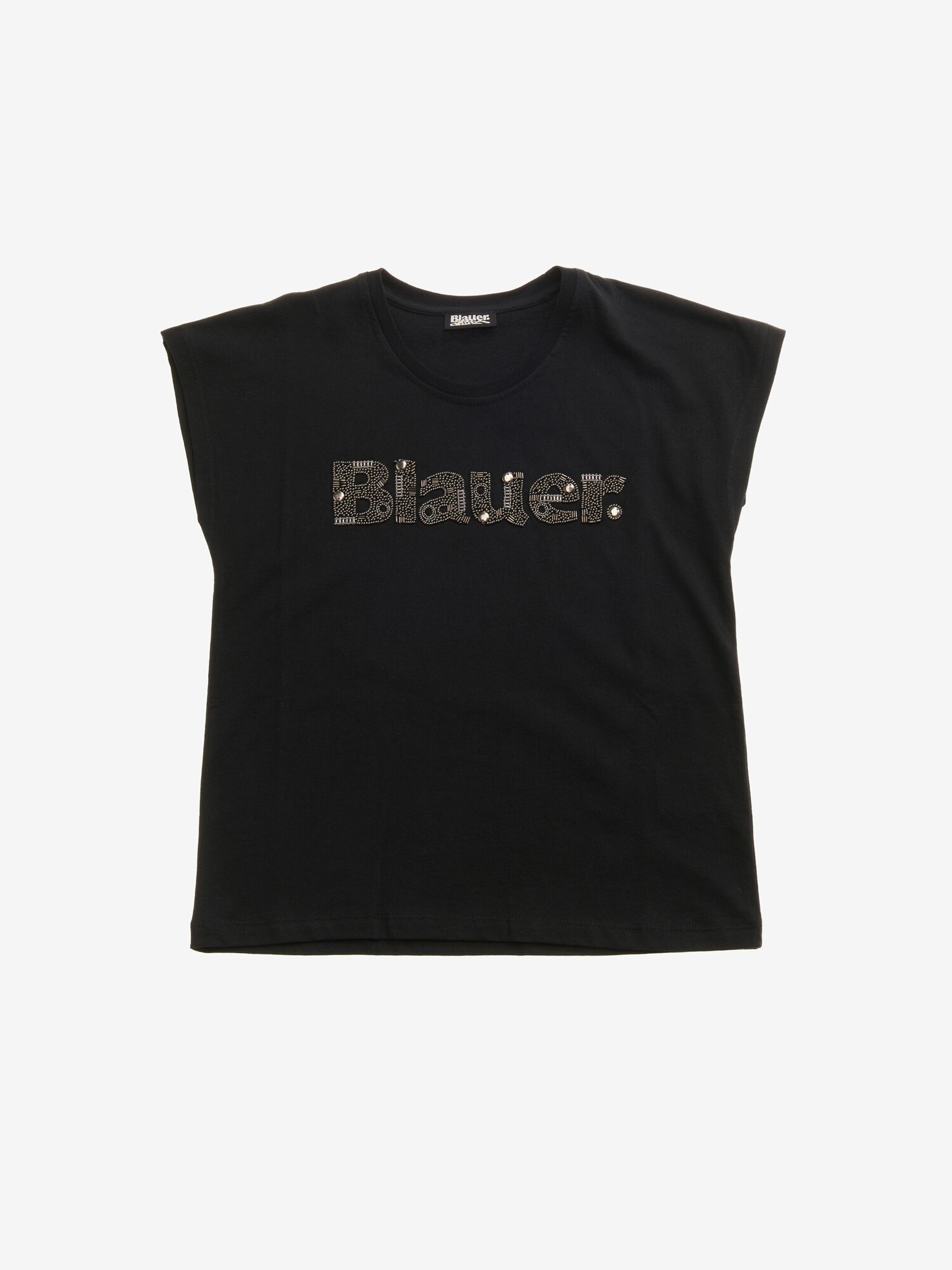 Blauer - T-SHIRT GIROMANICA SHERIDAN JUNIOR - Nero - Blauer