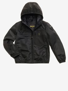 Blauer - KURZJACKE NYLON UND NEOPREN RUNDEL JUNIOR - Black - 1
